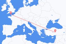 Flights from Alderney, Guernsey to Kayseri, Turkey