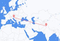Flights from Srinagar to Ljubljana