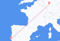Loty z Lizbona, Portugalia z Frankfurt, Niemcy