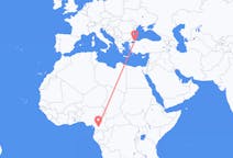 Flyreiser fra Yaoundé, Kamerun til Istanbul, Tyrkia
