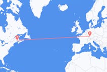 Flyrejser fra Fredericton, Canada til Stuttgart, Tyskland