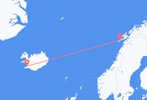 Vluchten van Reykjavík naar Leknes
