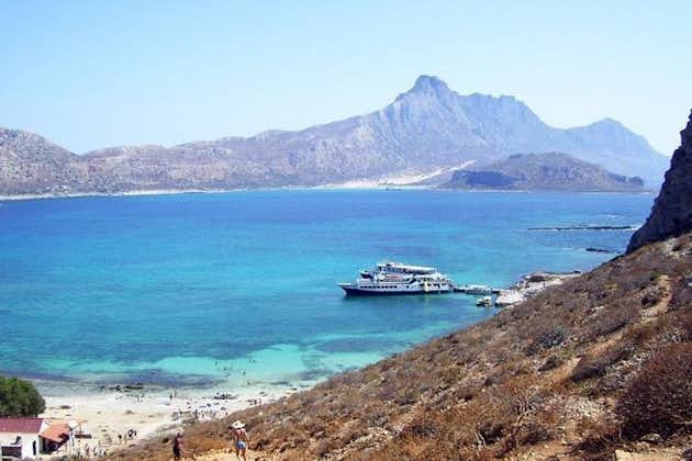 Tour di un'intera giornata dell'isola di Gramvousa e della baia di Balos da Heraklion