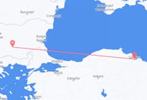 Flyrejser fra Plovdiv, Bulgarien til Samsun, Tyrkiet