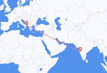 Flights from Kolhapur, India to Brindisi, Italy