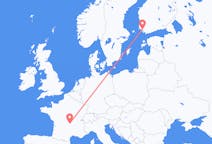 Fly fra Turku til Clermont-Ferrand