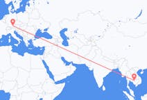 Flyreiser fra Siem Reap, Kambodsja til München, Tyskland
