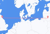 Flyrejser fra Newcastle upon Tyne, England til Kaunas, Litauen
