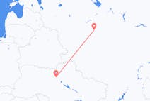 Flyreiser fra Moskva, Russland til Kiev, Ukraina