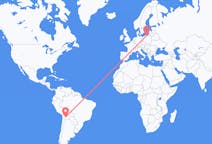 Flyg från Uyuni, Bolivia till Gdańsk, Polen