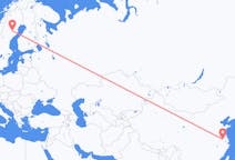 Flights from Nanjing, China to Lycksele, Sweden