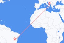 Flyreiser fra Montes Claros, Brasil til Bari, Italia