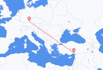 Flyreiser fra Nürnberg, Tyskland til Adana, Tyrkia
