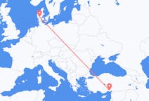 Flights from Adana in Turkey to Billund in Denmark