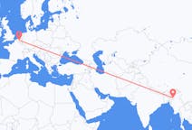 Flyreiser fra Imphal, India til Brussel, Belgia