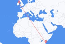 Flyg från Pemba, Tanzania till Dublin, Irland