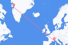 Flyrejser fra Ilulissat til Nice