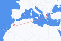 出发地 摩洛哥出发地 瓦爾扎扎特目的地 希腊雅典的航班