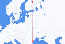 Vluchten van Kuopio naar Varna