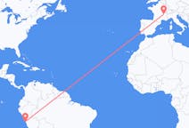 Flights from Lima, Peru to Lyon, France