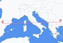 出发地 保加利亚出发地 普罗夫迪夫目的地 西班牙萨拉戈萨的航班