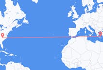 Flights from Charlotte to Santorini