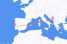 Flyrejser fra Lissabon til Tivat