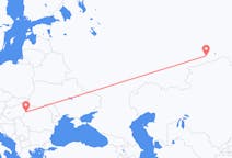 Fly fra Kurgan, Kurgan Oblast til Oradea