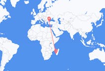 Flyreiser fra Toliara, Madagaskar til Istanbul, Tyrkia