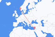 Flyreiser fra Tel Aviv, Israel til Stavanger, Norge