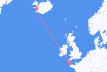 Flyrejser fra Brest til Reykjavík