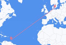 Flyreiser fra Saint Vincent, St. Vincent og Grenadinene til Malmö, Sverige