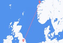 出发地 挪威Ålesund前往英格兰的唐卡斯特的航班