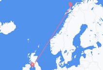 Flights from Andenes, Norway to Douglas, Isle of Man