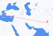 出发地 巴基斯坦出发地 木爾坦目的地 希腊科斯岛的航班
