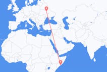 Flyrejser fra Mogadishu, Somalia til Kijev, Ukraine