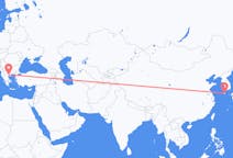 Flights from Jeju City, South Korea to Thessaloniki, Greece