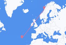 Flights from Sandnessjøen, Norway to Santa Maria Island, Portugal
