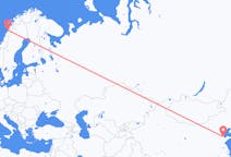 出发地 中国出发地 东营市目的地 挪威博德的航班