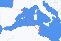 Flyg från Sfax, Tunisien till Girona, Spanien
