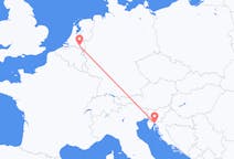 Flyrejser fra Rijeka, Kroatien til Eindhoven, Holland