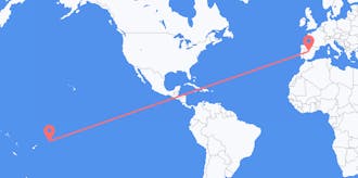 Flyreiser fra Samoa til Spania