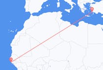 Flyrejser fra Cap Skiring, Senegal til Kos, Grækenland