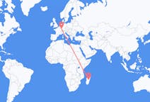 Flights from Antananarivo, Madagascar to Saarbrücken, Germany