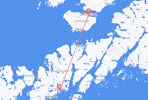 Vluchten van Svolvær naar Stokmarknes