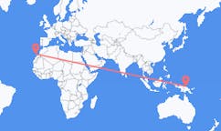 巴布亚新几内亚出发地 韦瓦克飞往巴布亚新几内亚目的地 兰萨罗特岛的航班