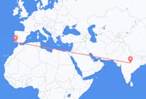 Flights from Jabalpur, India to Faro, Portugal