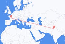 Flyrejser fra Amritsar, Indien til Limoges, Frankrig