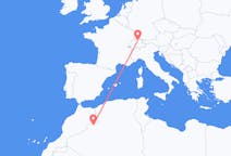 Flyreiser fra Béchar, Algerie til Zürich, Sveits