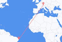 Flyrejser fra Recife, Brasilien til Friedrichshafen, Tyskland